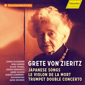 Violinistin Nina Karmon CD Grete von Zieritz Doppelkonzert